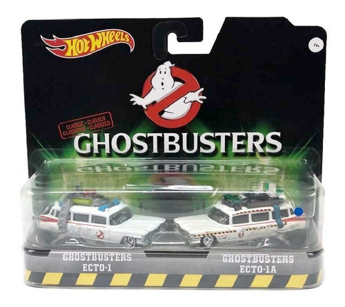 Hot Wheels Ghostbusters Ecto-1 E Ecto-1a Dvg08 Caça Fantasma