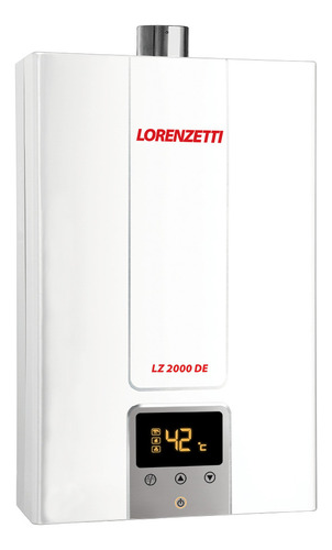 Aquecedor Gas Lorenzetti Digital 20.0 Lt Glp Lz 2000de Glp