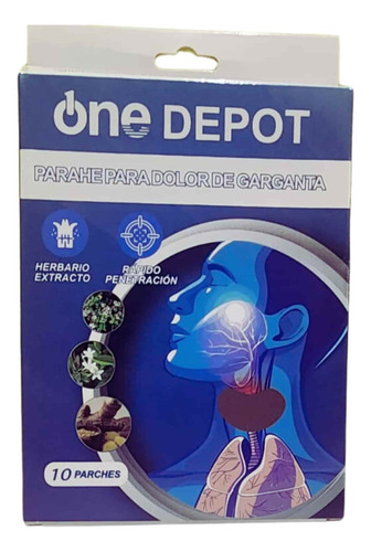 Parche Para La Tos Y El Dolor De Garganta 10 Pcs