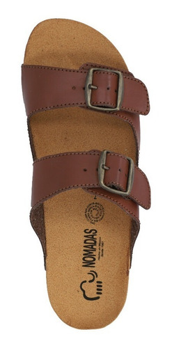 Imagen 4 de 5 de Sandalias Hombres Chanclas Caballero Cafe Comodas Estilo 101