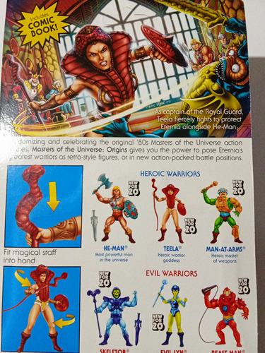 Teela New For 20 - Masters Of The Universe (Usado)