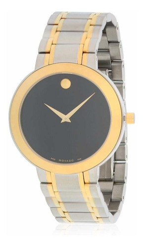 Reloj Hombre Movado 607278 Cuarzo Pulso Plateado En Acero