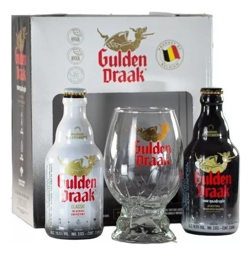 Cerveza Gulden Draak + Copa - mL a $116