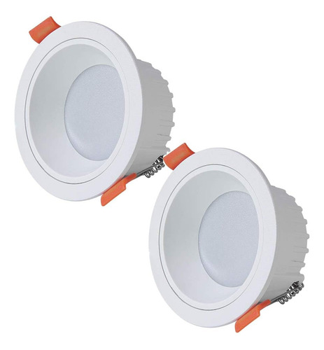 Lampara Techo Empotrable Led Ultrafina 3.5  2 Luz Downlight