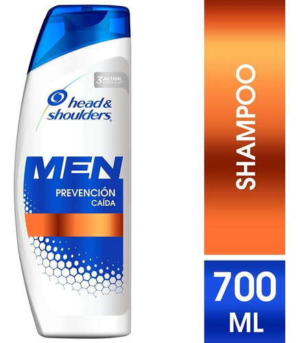 Head & Shoulders Shampoo Hombre Men Prevención Caída 700ml