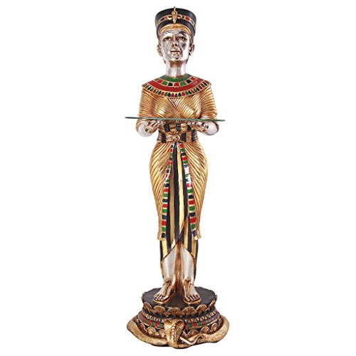 Design Toscano La Estatua De La Reina Fiel Sierva Egipcio