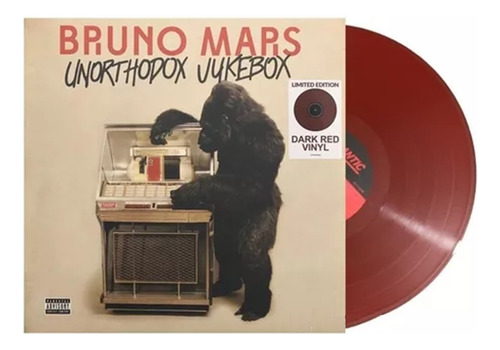 Bruno Mars Unorthodox Jukebox Lp Acetato Vinyl / Rojo