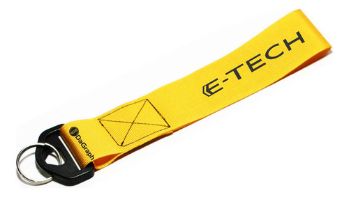 Llavero Cinta 20 X 4 Cm Renault E-tech Amarillo