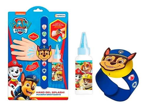 Pulsera Sanitizante Alcohol Gel Paw Patrol Niños Tapimovil