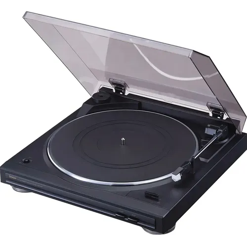 Toca Disco Denon Dp-29f Cor Preto