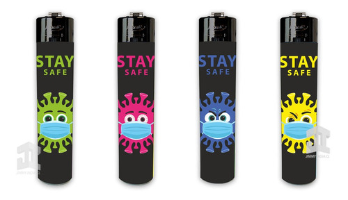 Encendedores Stay Safe 24 Und- Distribuidor Oficial Atomic