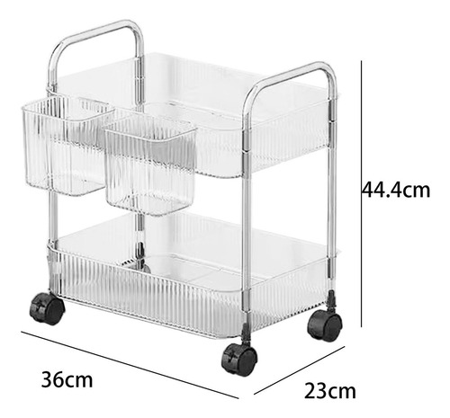 Estante Pequeño Para Carrito De Mano, Soporte Para 2 Capas