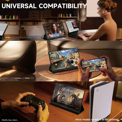 Monitor Portátil 15.6 Pulgadas 1080p Fhd Usb-c Hdmi Hdr Ips