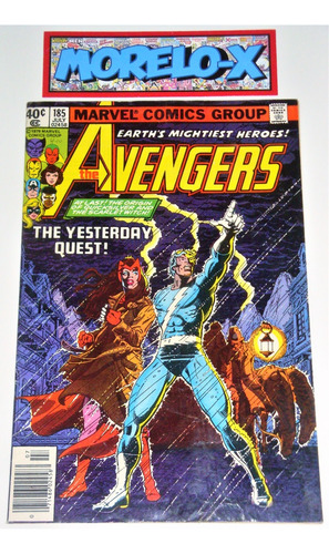 Avengers #185- Origenes Quicksilver Y Scarlet Witch- Ingles