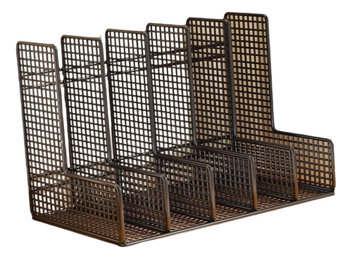Archivador De Malla Con 5 Niveles, Soporte De Hierro Para