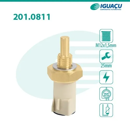 Sensor Temperatura Volkswagen Logus 1.0/1.6/2.0 Cc 8v 94-97