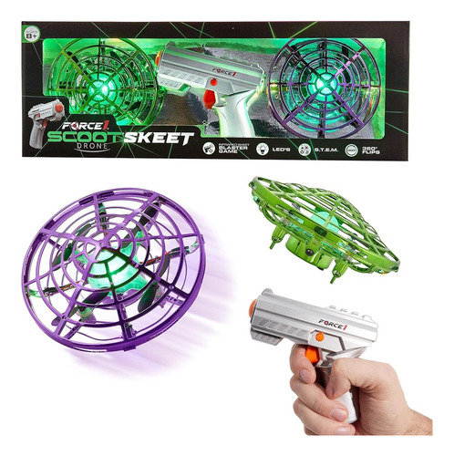 Force1 Scoot Skeet Drone Juego De Disparos Electrónicos Para