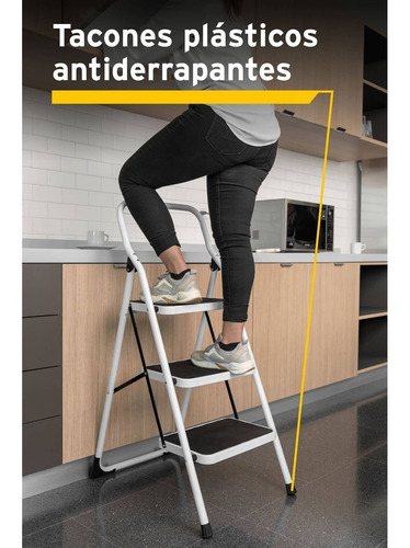 Imagen 3 de 4 de Piso Tipo Escalera 3 Peldaños Truper // Ferrenet