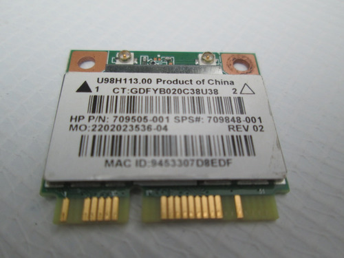 Tarjeta Wifi Wireless Hp 15 F272 Realtek Rtl8188ee Seminueva