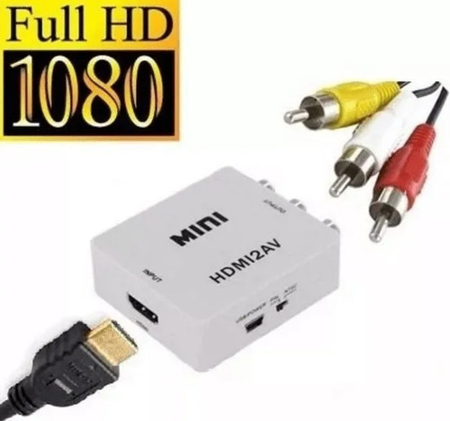 Convertidor Conversor Adaptador Hdmi + Sonido A Rca, Stock !