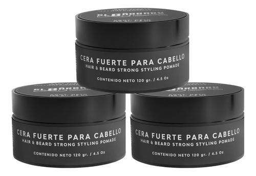 Fijador para el cabello en cera El Barbaro Cera en pack x 3 unidades