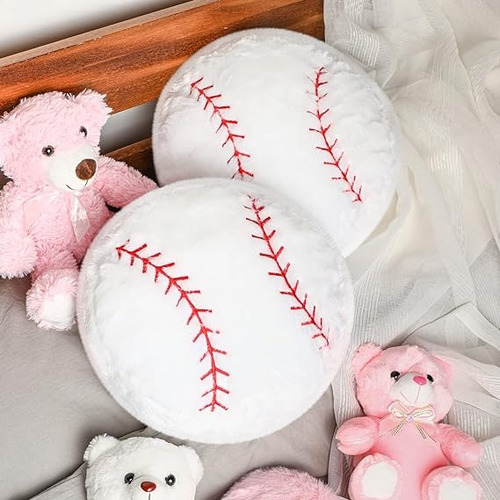 Jetec 2 Almohadas Deportivas Esponjosas Y Suaves Color Beísbol