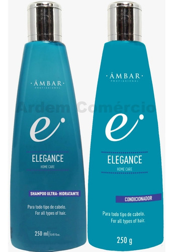 Imagem 1 de 4 de Kit Hidratação Profunda Âmbar =shampoo E Condicionador 500ml
