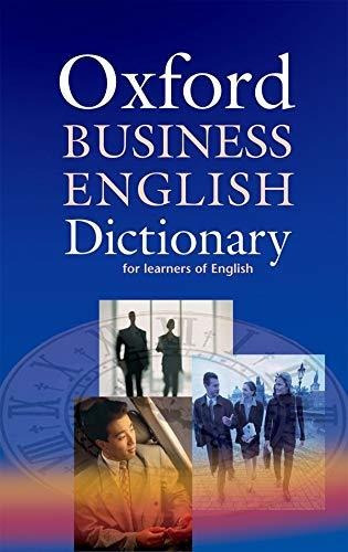 Libro Oxford Business English Dictionary For Learners Of ...