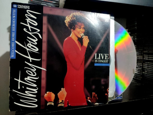 Whitney Houston / Live In Concert Laserdisc / Importado Usa*