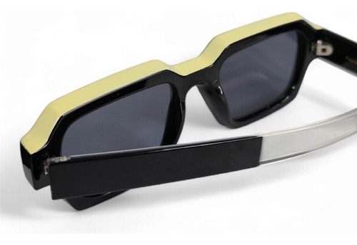 Lentes De Sol Textura Mármol Estilo Creativo Negro Negro Negro