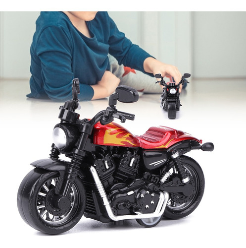 Liga Moto Toy Modelo Altamente Simulação Crianças Kid Pul