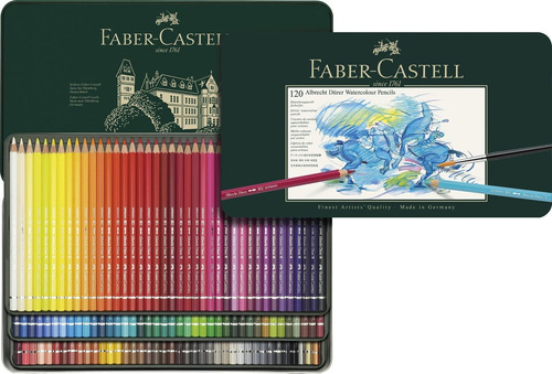 Lapices Acuarelables Faber Castell Durer Lata X 120 C