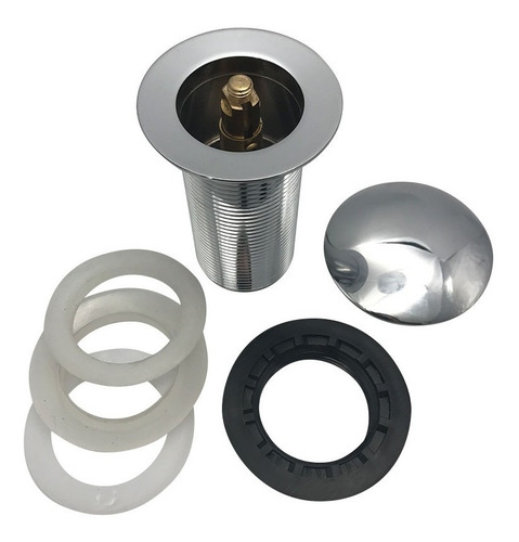 Imagen 5 de 10 de Sopapa Desague 40 1-1/4 Click Clack Lavatorio Bidet Comp Fv
