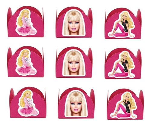 50 Forminhas Pra Doces Da Barbie