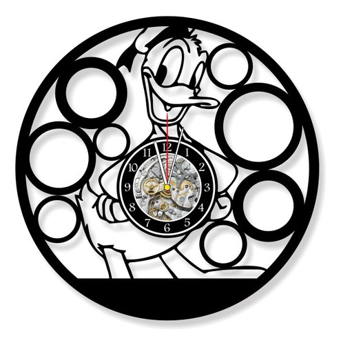 Reloj De Pared Corte Laser 0111 Pato Donald