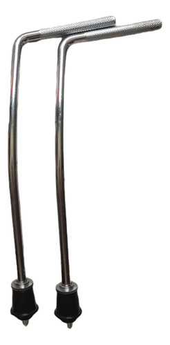 2 Piezas De Soportes De Tom De Piso De Hardware De Metal