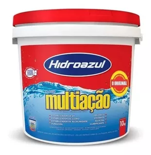 Cloro Granulado 8 Em 1 Multi Ação 10kg Hidroazul