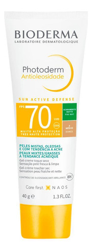 Bioderma Photoderm Antioliosidade Fps 70 Cor 3.0 40g