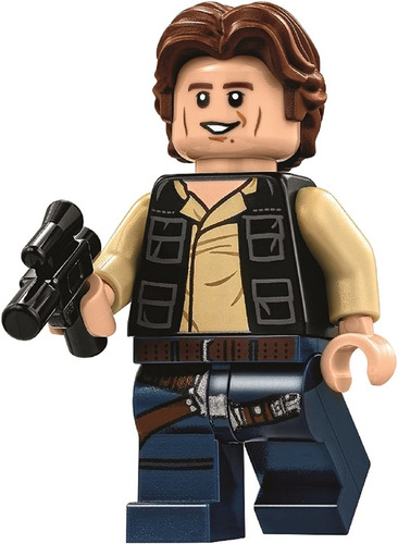 Minifigura Lego Star Wars De La Estrella De La Muerte Han So