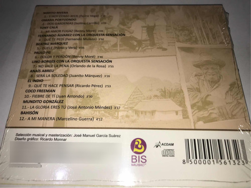 Boleros Famosos De Cuba Cd Nuevo Digipack Cerrado