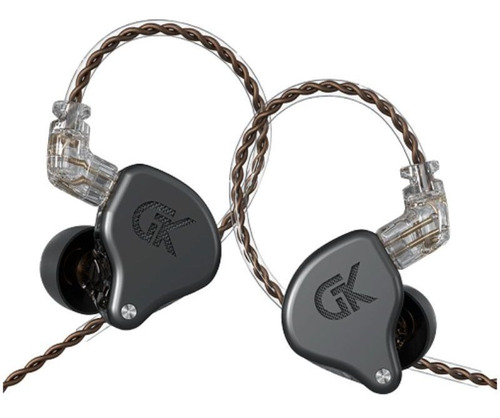 Auriculares intraurales Gk Gs10 sin micrófono, 10 controladores Stage Return, color negro