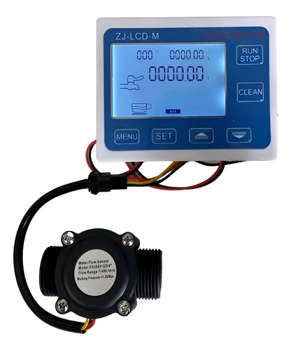 comprar Medidor Vazão Dosador Automático Lcd Líquido + Sensor 3u002F4pol