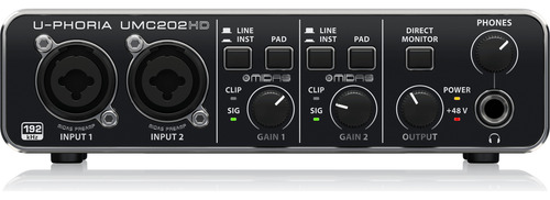 Interface Audio Behringer Umc202 Hd Uphoria