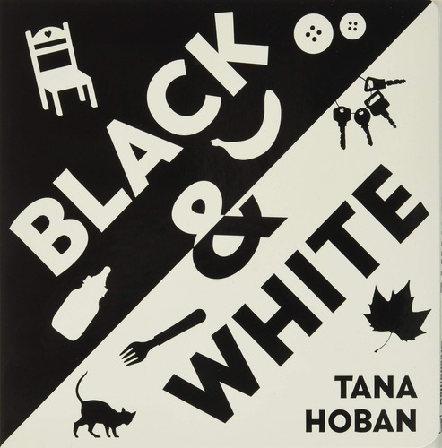 Libro De Pizarra En Blanco Y Negro: Un Libro De Alto Contras