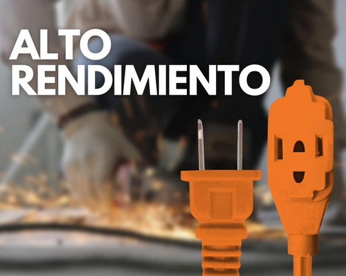 Extension Eléctrica De Uso Rudo Extencion Multicontactos Electricos 20 Metros 3 Contactos Aterrizados Color Naranja Calibre 16 Sjt 2x16 Awg 1.31 Mm2 60hz 60 Grados C, 13a