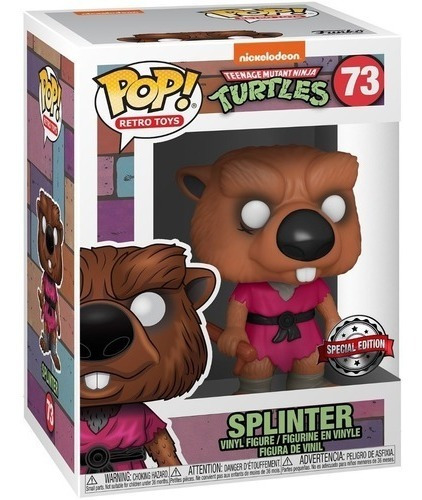 Funko Pop Retro Toys Special Tartaruga Ninja Mestre Splinter