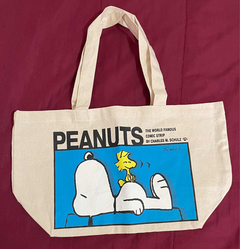 Bolsa De Tela Original Sanrio Japón Snoopy