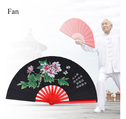 Tai Chi Marcial Kung Fu Wushu Abanico Mano Derecha