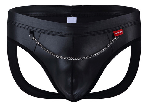 Calzoncillos De Hombre Con Cadena De Piel Lacada De Imitació