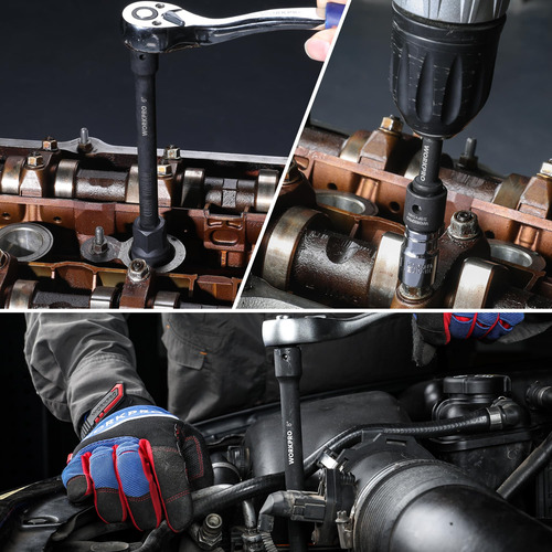 Set De Barras De Extensión Workpro 1/2 Drive Impact 3, 6 Y 8